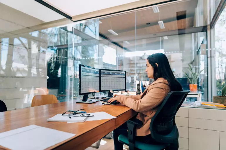 Businesswoman at the office